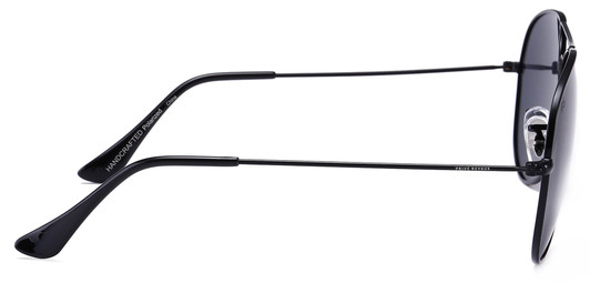 Prive Revaux - The Commando Aviator Sunglasses - Black