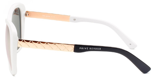 Prive Revaux - Lunettes de soleil Jackie O. - Blanc