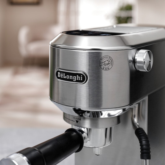 DeLonghi Dedica Duo Manual Espresso Machine - Stainless Steel EC890M