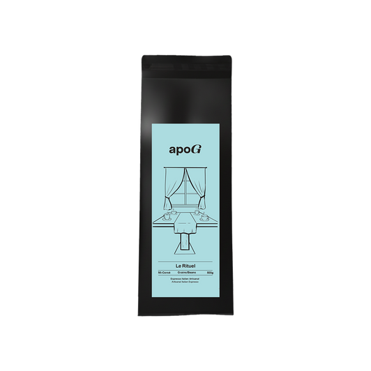 apoG L'Adrénaline – Dark Roast Whole Bean Coffee 500g Bold & Intense Espresso
