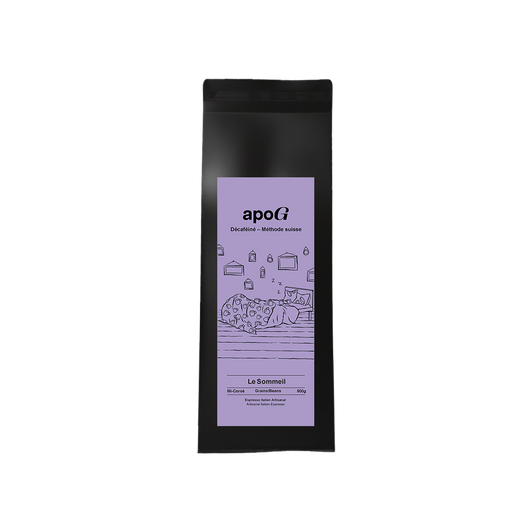 apoG Le Sommeil – Decaf Medium Roast Whole Bean Coffee 500g