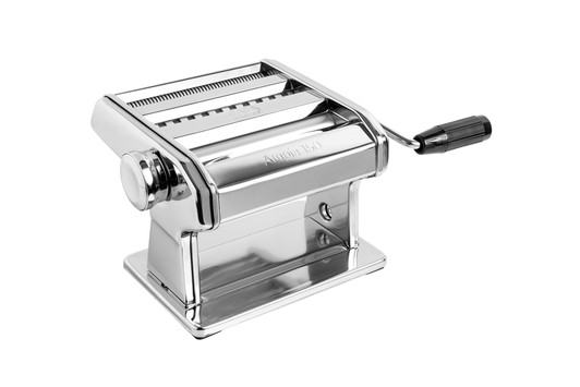 Marcato Ampia 150 Classic Pasta Machine – Chrome Steel Lasagna, Fettuccine & Tagliolini Maker AM-150-PRM
