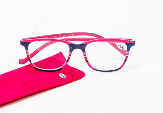 Lunettes de lecture élégantes Visinitii VP5445X pour femmes - monture en plastique, lentille de vision claire