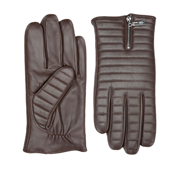 Men's Enzo Leather Glove - brown