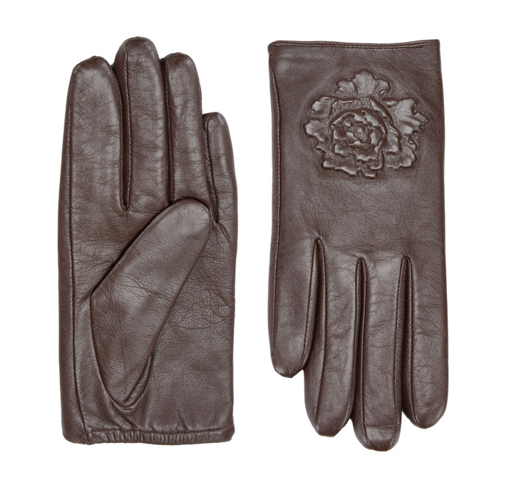 Ladies Francesca Leather Glove - brown