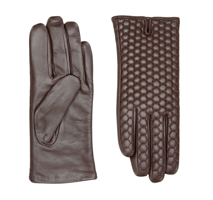 Ladies Veronica Leather Glove - brown