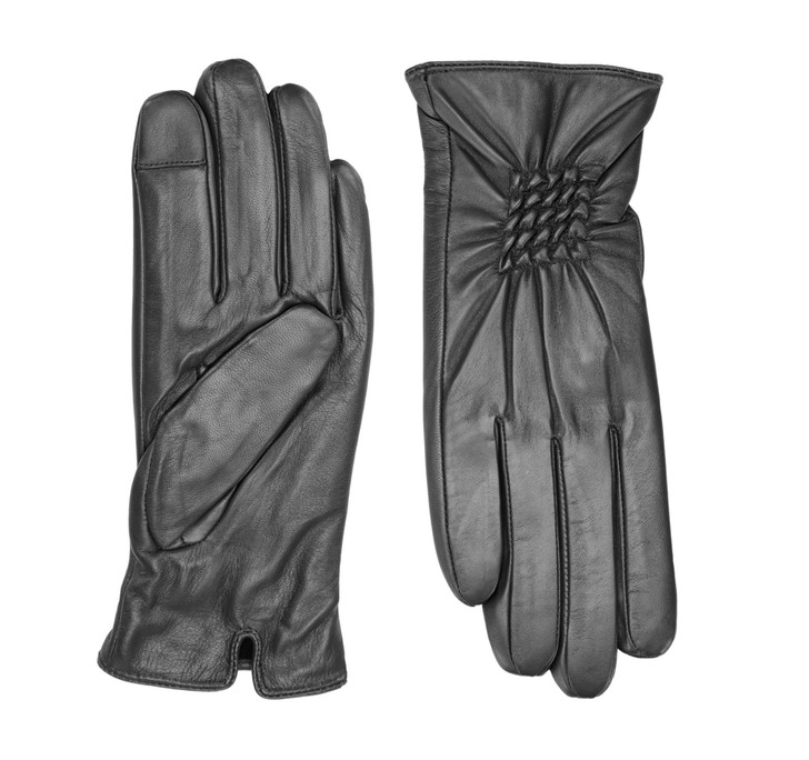 Ladies Lucia Leather Glove - black