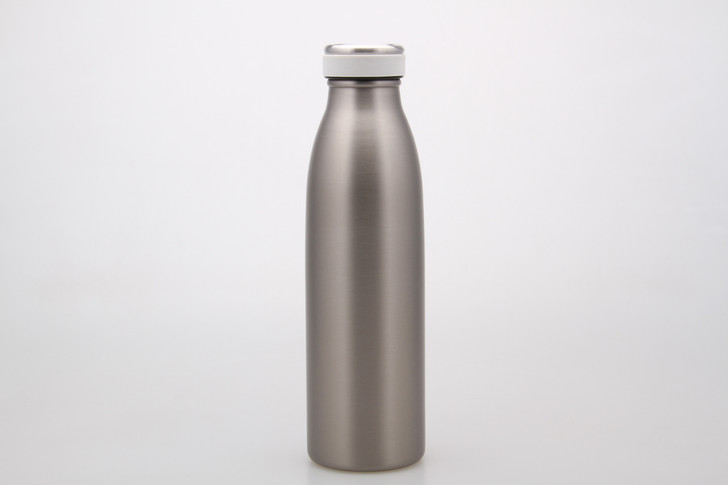 Re-useable Double Wall Stainless Steel Bottle - 500 ml - silver