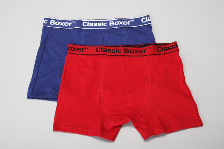 Men's 2 pack boxers - red/blue