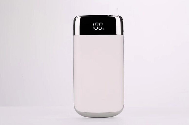 Multifunction Digital Portable Power Bank Charger - White