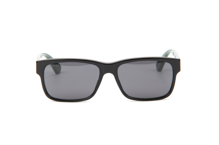 Gucci Grey Square Men's Sunglasses GG0340S 006 58