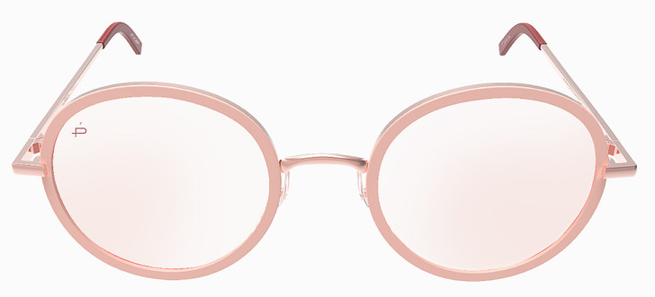 Prive Revaux - The Street Round Sunglasses - Light Pink Nude