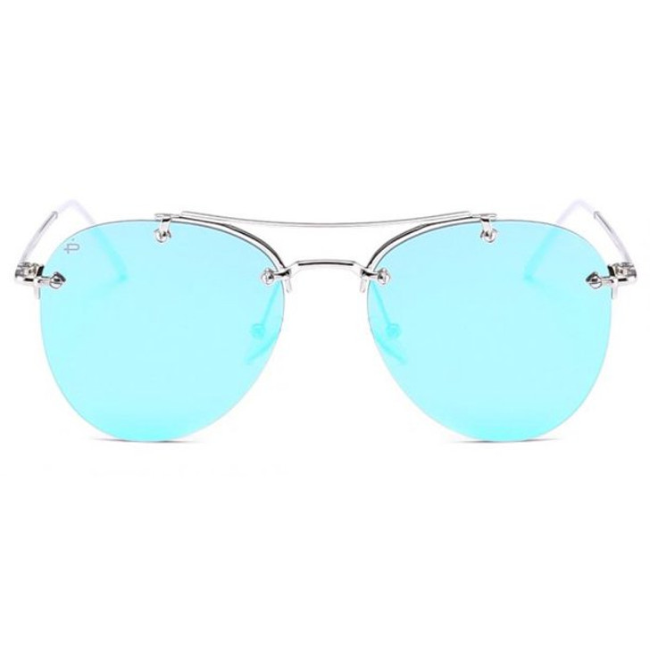 Prive Revaux - The Dutchess Aviator Sunglasses - Light Blue