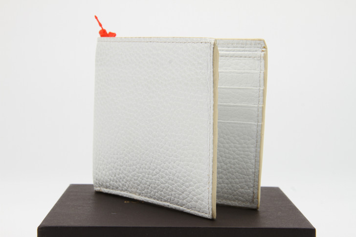 Bottega Veneta Leather Wallet in White