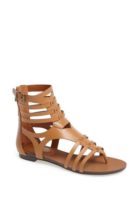 Makalya Gladiator Sandals in Toast - BTR - BEYOND THE RACK