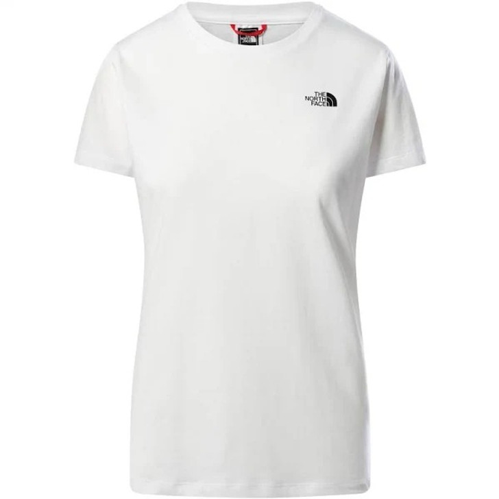 The North Face Short Sleeve T-shirt with Chest Logo in White