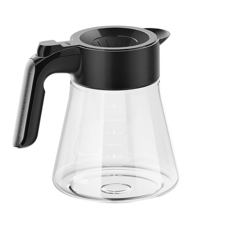 Braun Glass MultiServe Carafe-Black-10-Cup