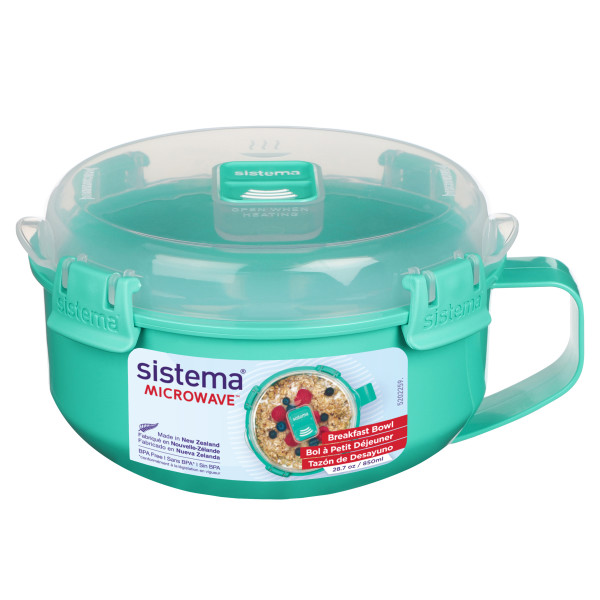 Sistema 21112ZS Microwave Breakfast Bowl, 850 mL, Colour May Vary, 1 Pack