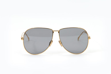 Fendi, Accessories, New Fendi Ff437s 007o Gold Yellow Aviator Sunglasses  Ff 0437s