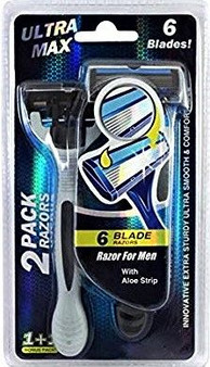 ULTRA MAX RAZOR FOR MEN WITH 6 CARTRIDGES