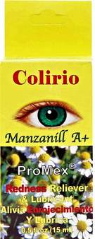 COLIRIO MANZANILLA A+ ALIVIA ENROJECIMIENTO Y LUBRICA 0.5 OZ