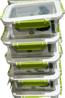FOOD CONTAINER  RED BPA FREE AIRTIGHT 600ML #P50600RD