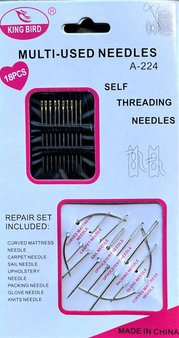 NEEDLES 18 PACK MULTIUSE 1-224