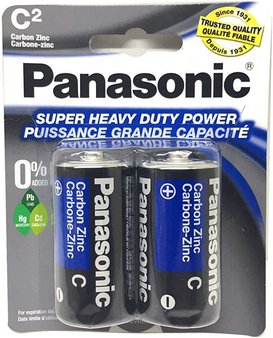 PANASONIC BATTERIES C 2PC