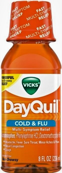 VICK DAYQUIL COLD & FLU LIQUID 4.OZ