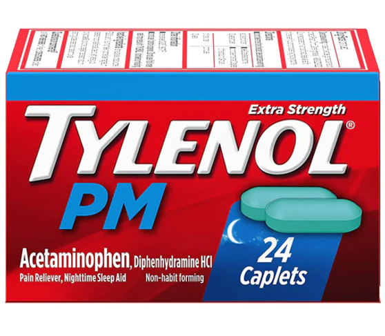 TYLENOL PM 24 CAPLETS