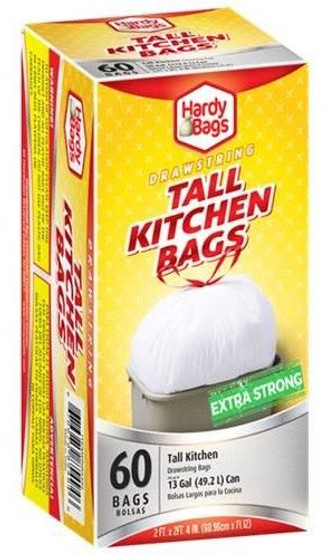 TRASH BAG 13 GALONS LARGE 60 BAGS