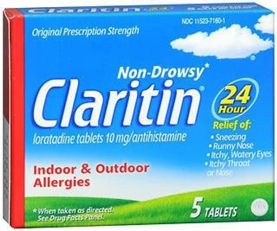 CLARITIN ALLERGIES 5 TABS