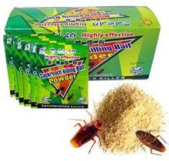 COCKROACH KILLING BAIT POWDER 50PCS OF 6G POKETS