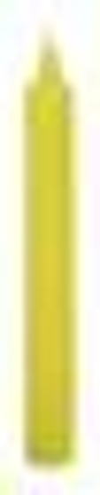 CANDLE HH YELLOW HOUSE HOLD 6" 36/6'S
