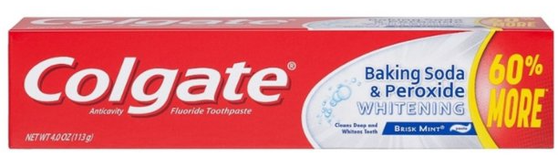 COLGATE BAKING SODA TOOTH PASTE 60% FREE 4.OZ