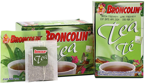 BRONCOLIN TEA 24 TEA BAGS