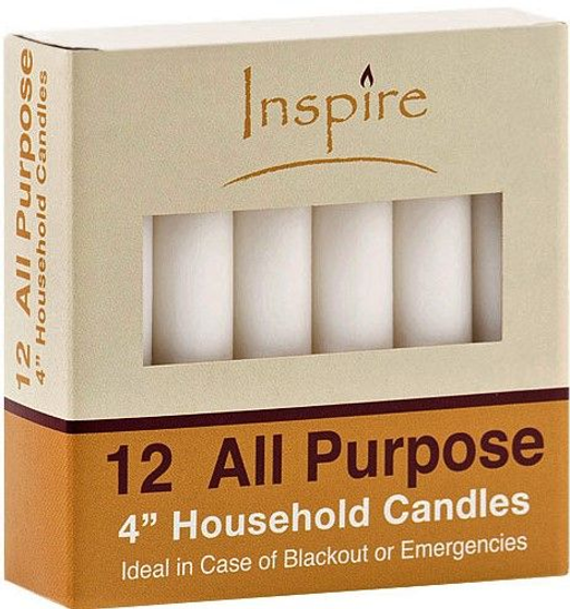 EMERGENCY CANDLES 12PK 4"