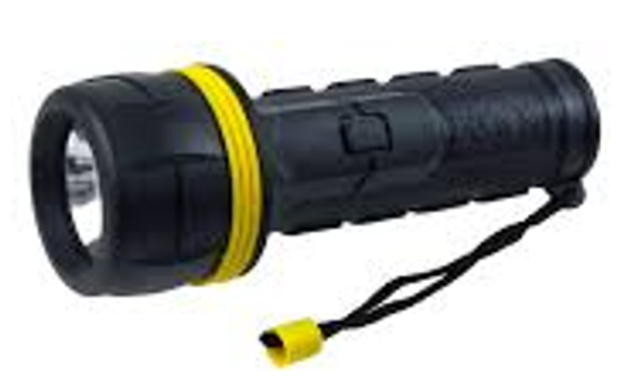 FLASH LIGHT BLACK RUBBER 7"