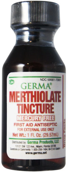 GERMA MERTHIOLATE TINCTURE 1.OZ
