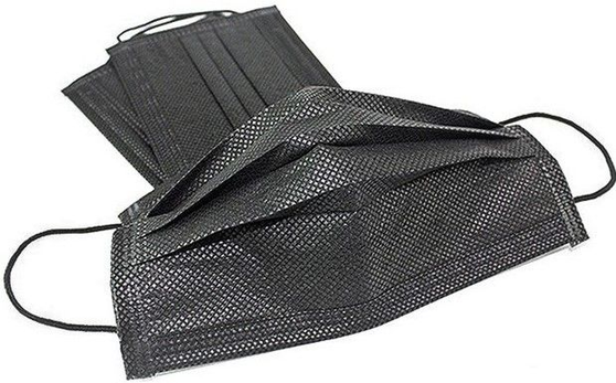 FACE MASK BLACK  DISPOSABLE 50 COUNT