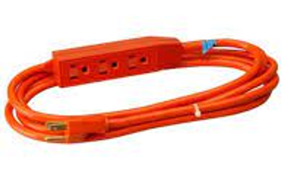 EXTENSION ORANGE 9TF CORD OUTDOOR MULTI-OUTLET #BT9FT