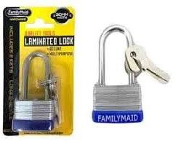 LOCK LAMINATED 50MM LONG SHACKLE