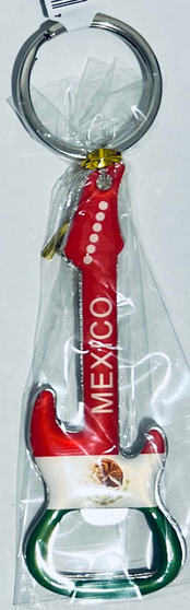 KEY CHAIN MEXICO GUITAR 12PK