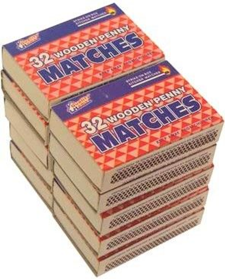 MATCHES 10PK 32 COUNT
