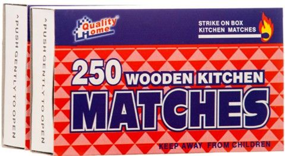 MATCHES 250'S 2 PK