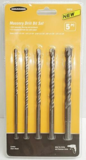 MANSONRY DRILL BIT SET 5 PCS