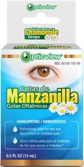 MANZANILLAS EYE DROP OPTICVIEW 0.5 OZ