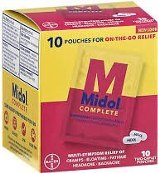 MIDOL COMPLETE 25 OF 2 CAPLETS DYSPLAY