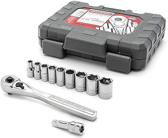 SOCKET WRENCH SET 9 PCS #11538