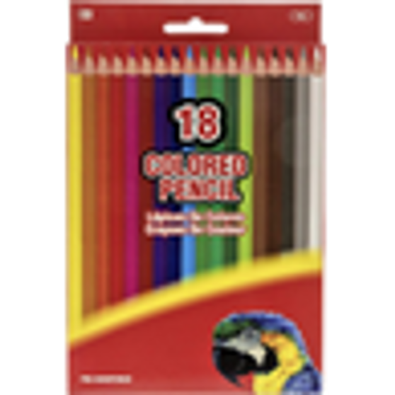 PENCILS COLORED 18'S
